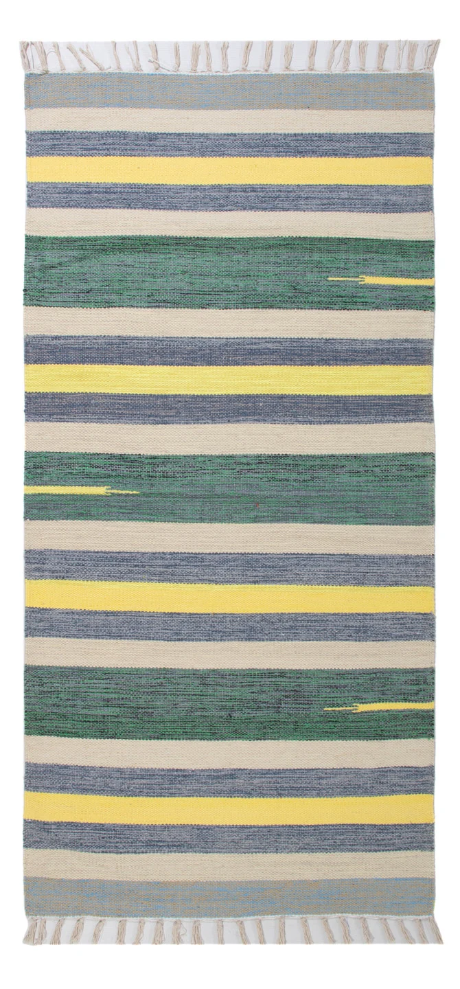Kelim Modern Teppich 70x150cm - mehrfarbig