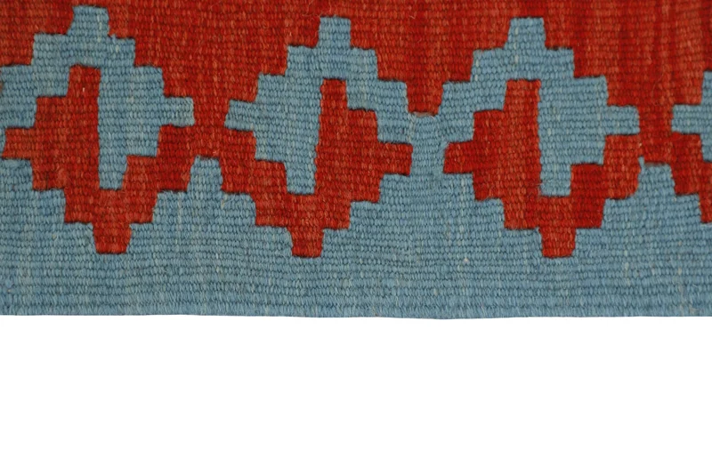MY-RUG Teppich "Kelim" Rauten-& Diamantmuster, Handgewebt
