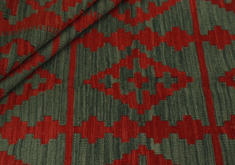 MY-RUG Teppich "Kelim" Rauten-& Diamantmuster, Handgewebt