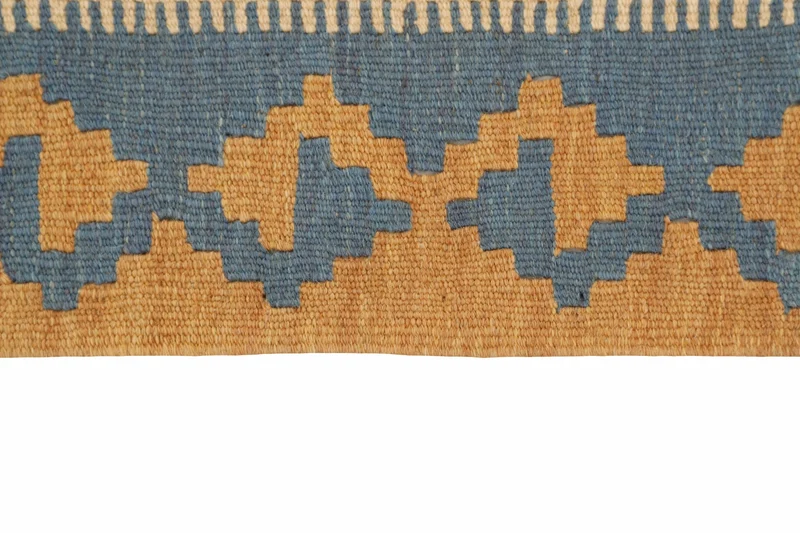 MY-RUG Teppich "Kelim" Rauten-& Diamantmuster, Handgewebt