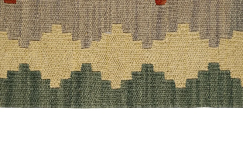 MY-RUG Teppich "Kelim" Rauten-& Diamantmuster, Handgewebt