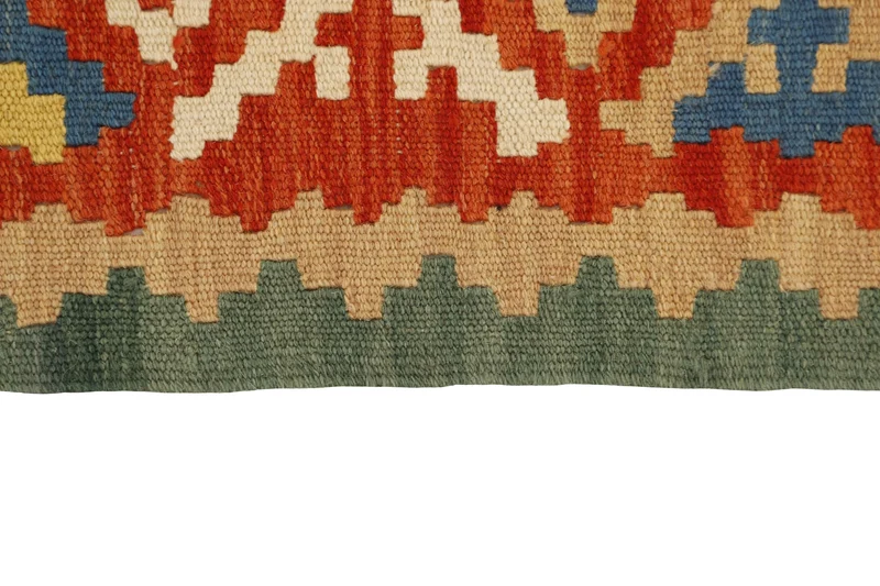MY-RUG Teppich "Kelim" Rauten-& Diamantmuster, Handgewebt
