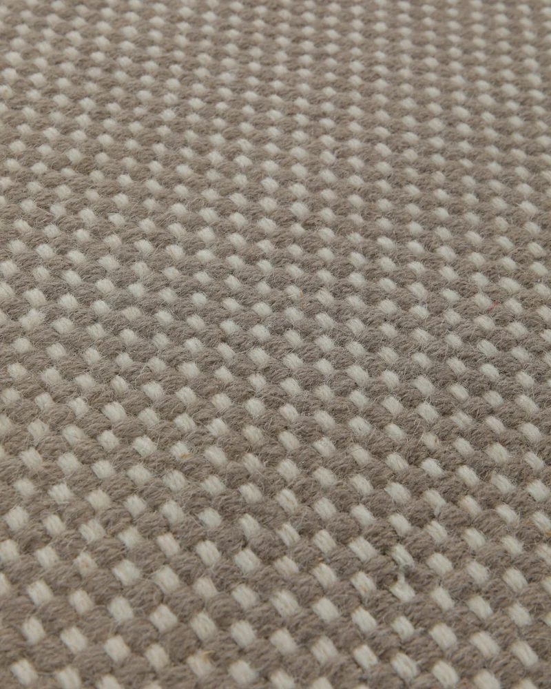 Handwebteppich Wolle Feinstruktur greige 160x230 cm