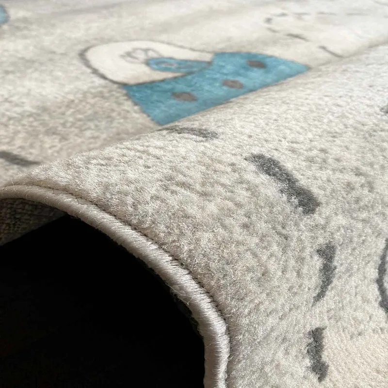 Kinderteppich Kinderzimmer Teppich Baby Grau kinderteppich Kinderteppich Kinderzimmer Teppich Kurzflor Baby Grau Jungen&Mädchen