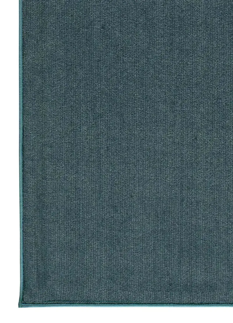 Alfombra a medida Ámbar Liso Azul