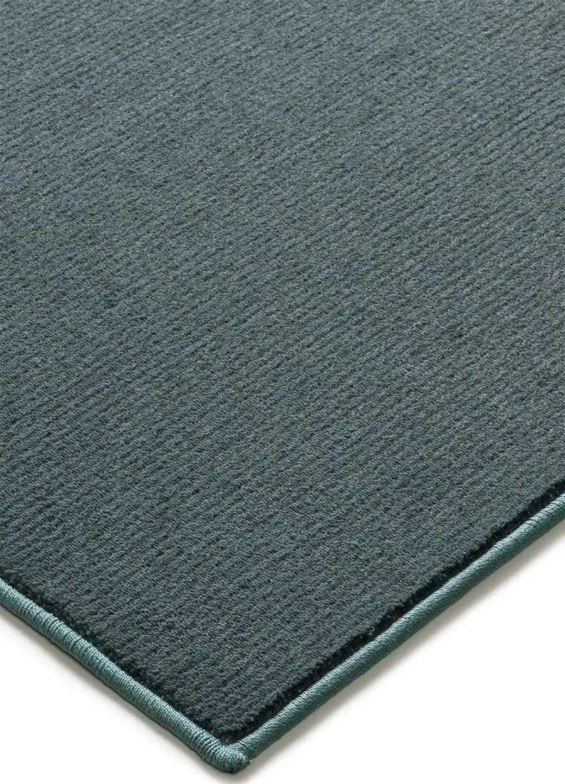 Alfombra a medida Ámbar Liso Azul