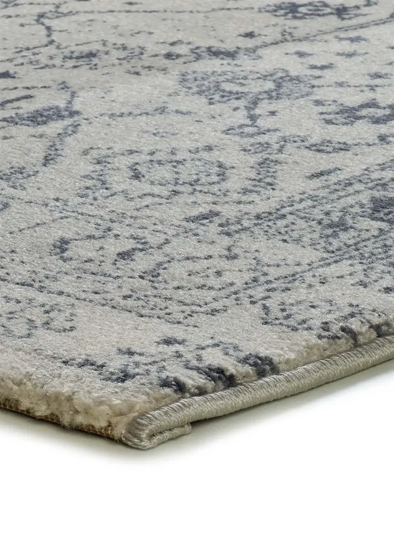 Alfombra de pasillo vintage Siroco 16803 Azul