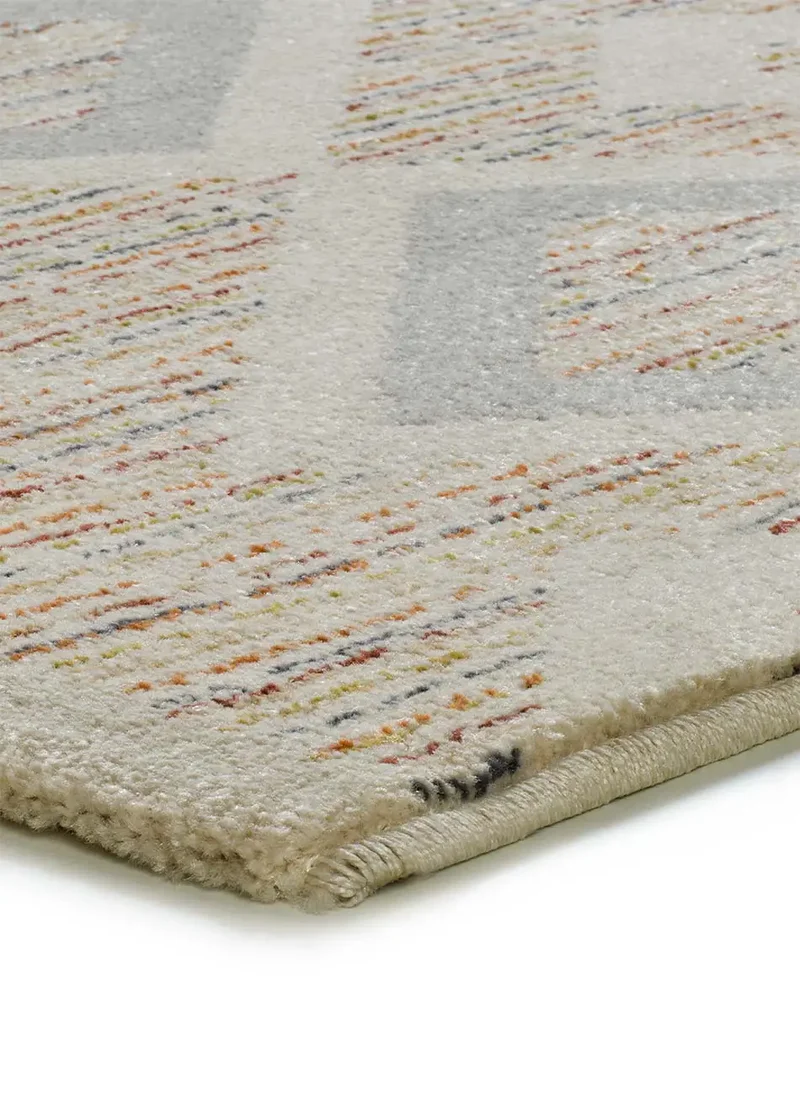 Alfombra de pasillo geométrica Siroco 16804 Multi