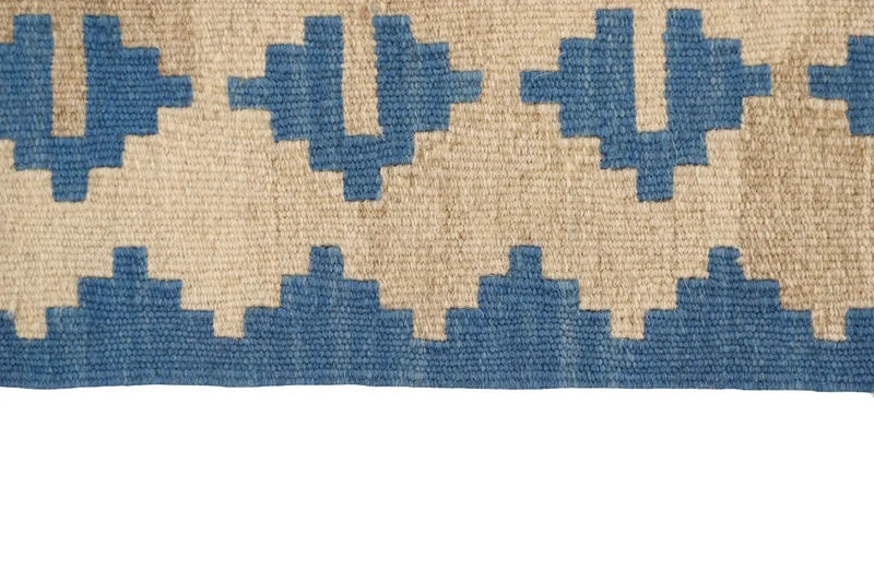 MY-RUG Teppich "Kelim" Rauten-& Diamantmuster, Handgewebt