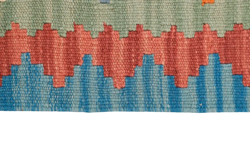 MY-RUG Teppich "Kelim" Rauten-& Diamantmuster, Handgewebt