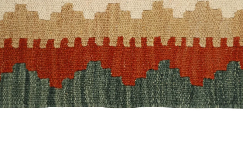 MY-RUG Teppich "Kelim" Rauten-& Diamantmuster, Handgewebt
