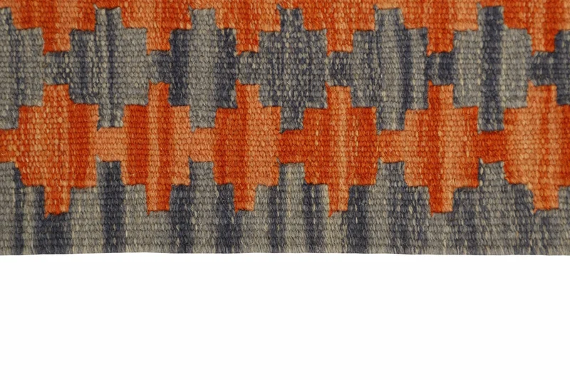 MY-RUG Teppich "Kelim" Rauten-& Diamantmuster, Handgewebt