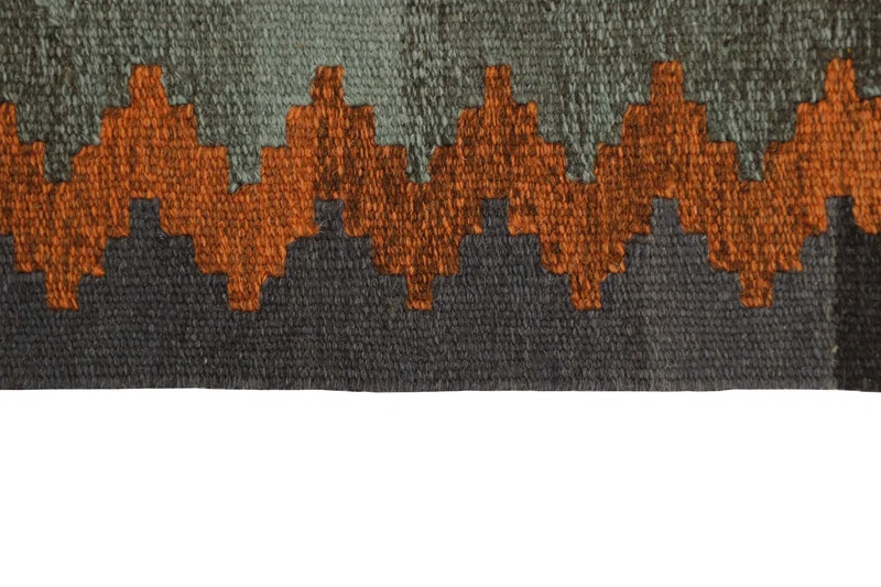 MY-RUG Teppich "Kelim" Rauten-& Diamantmuster, Handgewebt