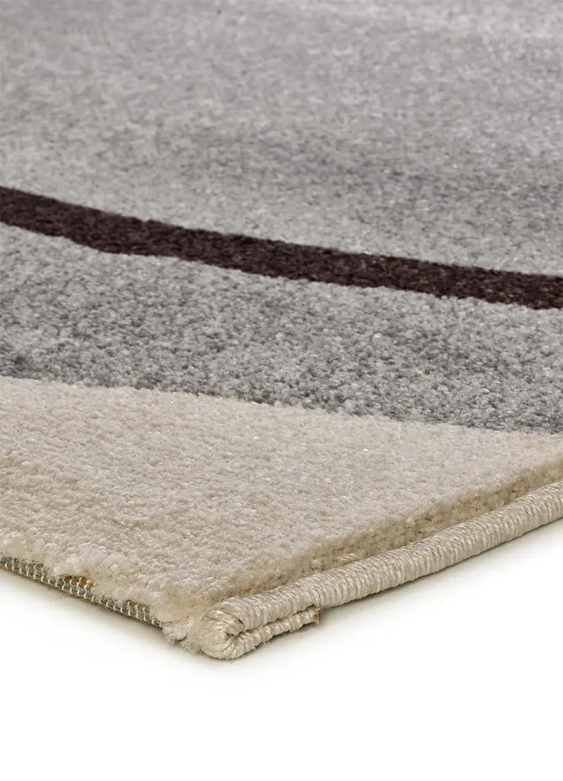 Alfombra abstracta Lessia Abstracta Beige y Gris