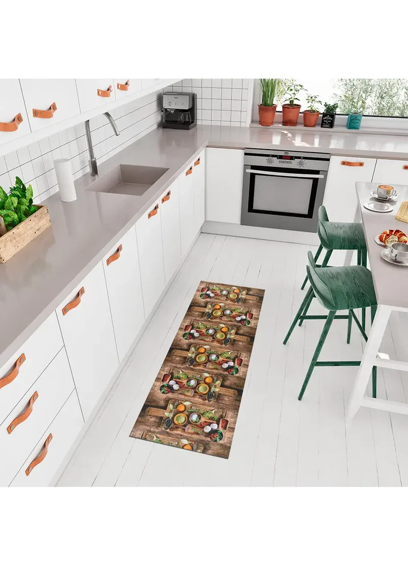 Alfombra de cocina antideslizante Ricci Herbs Multicolor