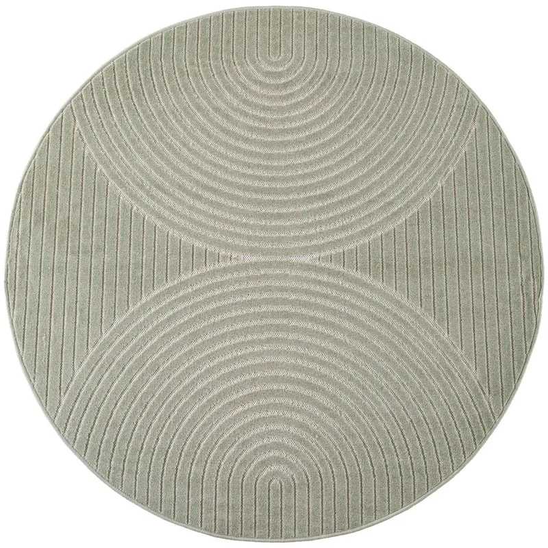 Carpettex Kurzflor Teppich 3D Hoch-Tief Skandi Boho Indoor Outdoor