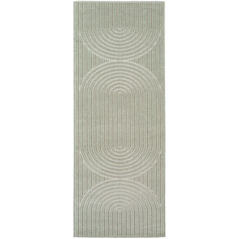 Carpettex Kurzflor Teppich 3D Hoch-Tief Skandi Boho Indoor Outdoor