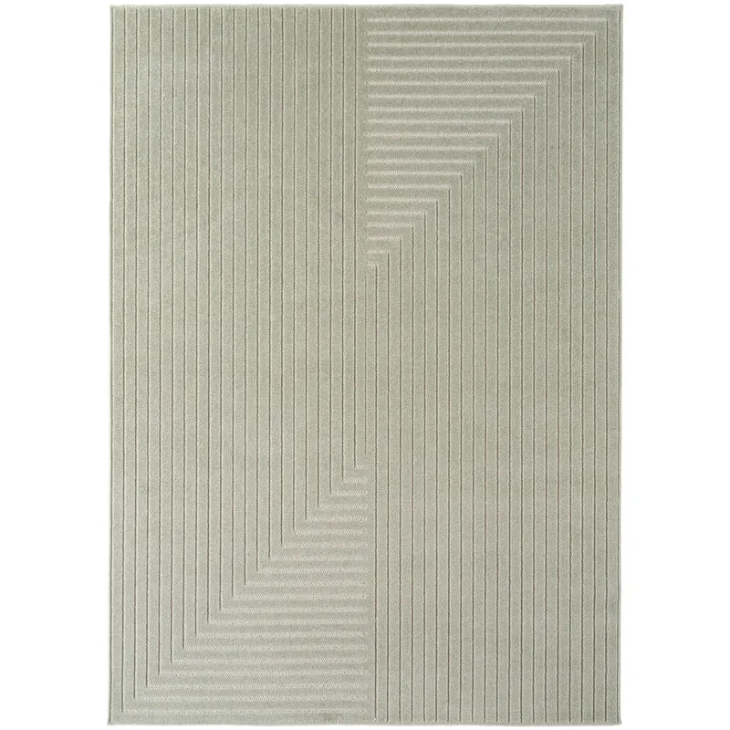 Carpettex Kurzflor Teppich 3D Hoch-Tief Skandi Boho Indoor Outdoor