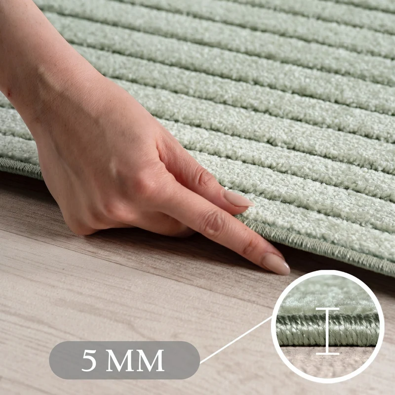 Carpettex Kurzflor Teppich 3D Hoch-Tief Skandi Boho Indoor Outdoor