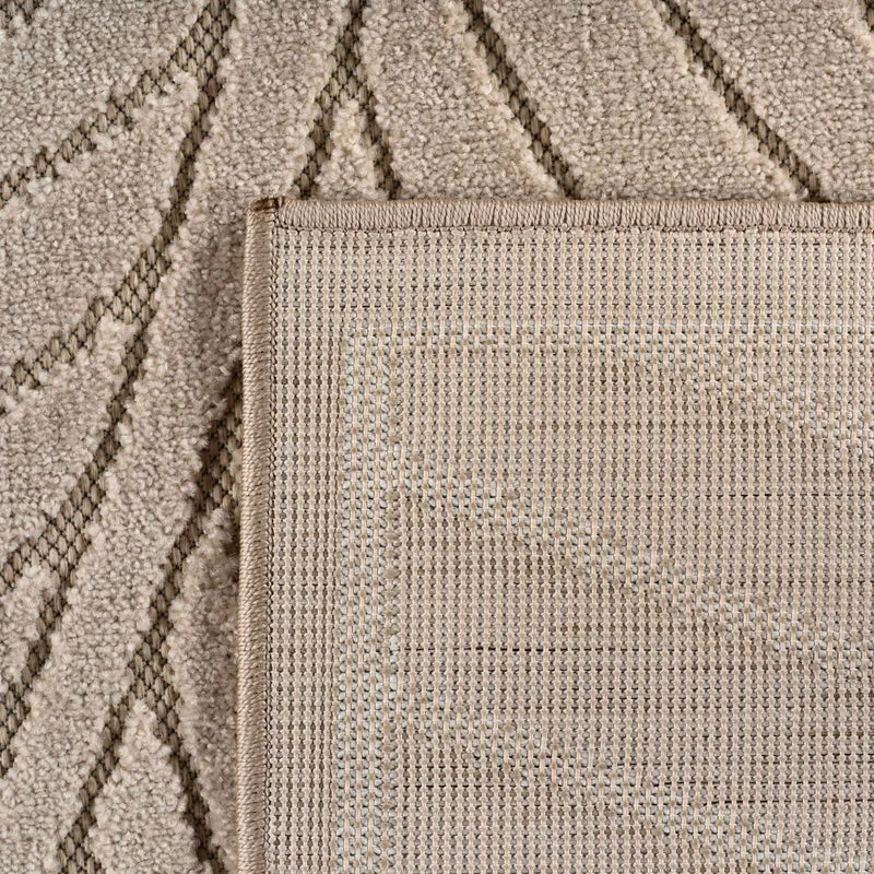 Carpettex Kurzflor Teppich 3D Hoch-Tief Skandi Boho Indoor Outdoor