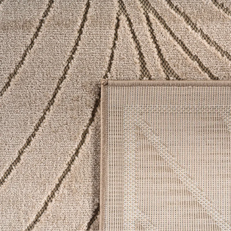 Carpettex Kurzflor Teppich 3D Hoch-Tief Skandi Boho Indoor Outdoor