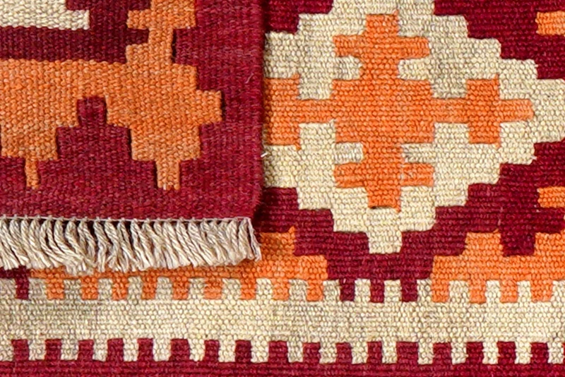 Kelim Gashgai · Handgewebt – Beige, 68x44 cm