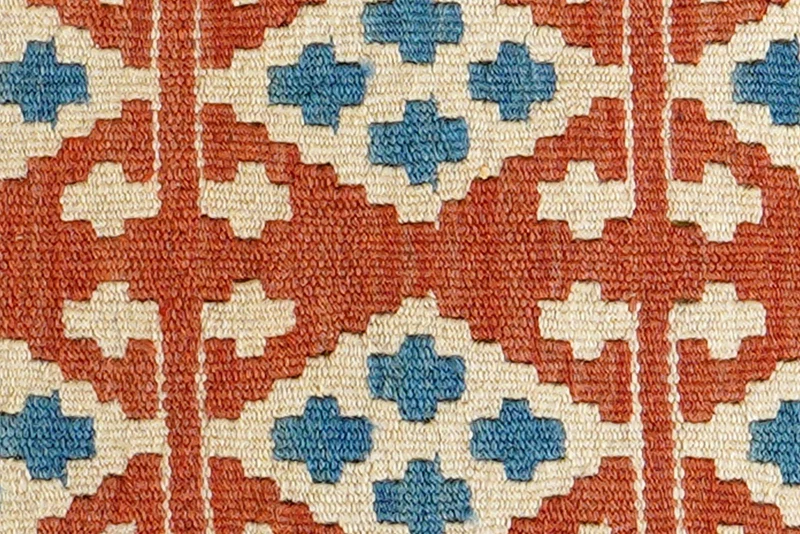 Kelim Gashgai · Handgewebt – Rot, 64x43 cm