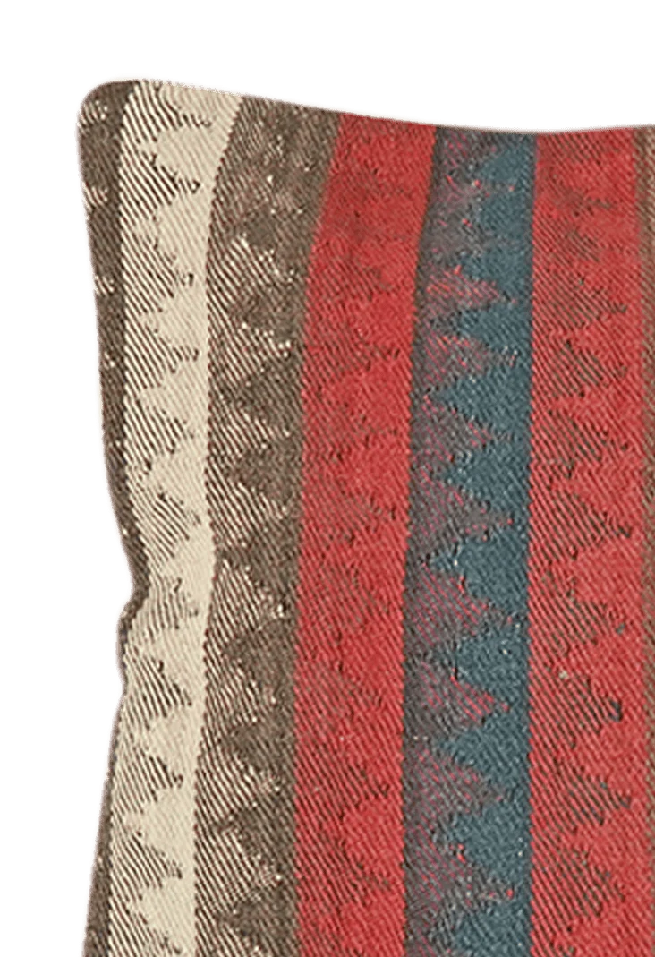 Kelim Kissen · Handgefertigt – Bunt, 65x65 cm