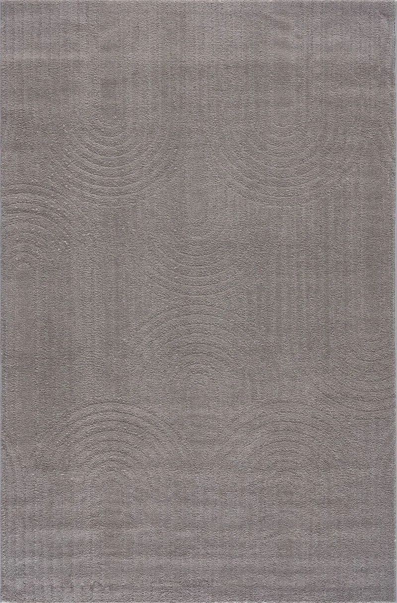 Kurzflor Teppich Wohnzimmer – Moderner Design Teppich mit Struktur, weich, pflegeleicht, in Creme, Beige & Taupe