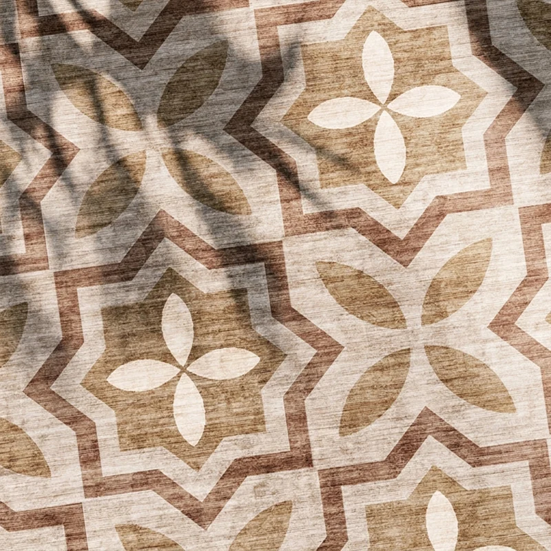 Geometrischer Outdoor Teppich - Mosaic Medina Terracotta