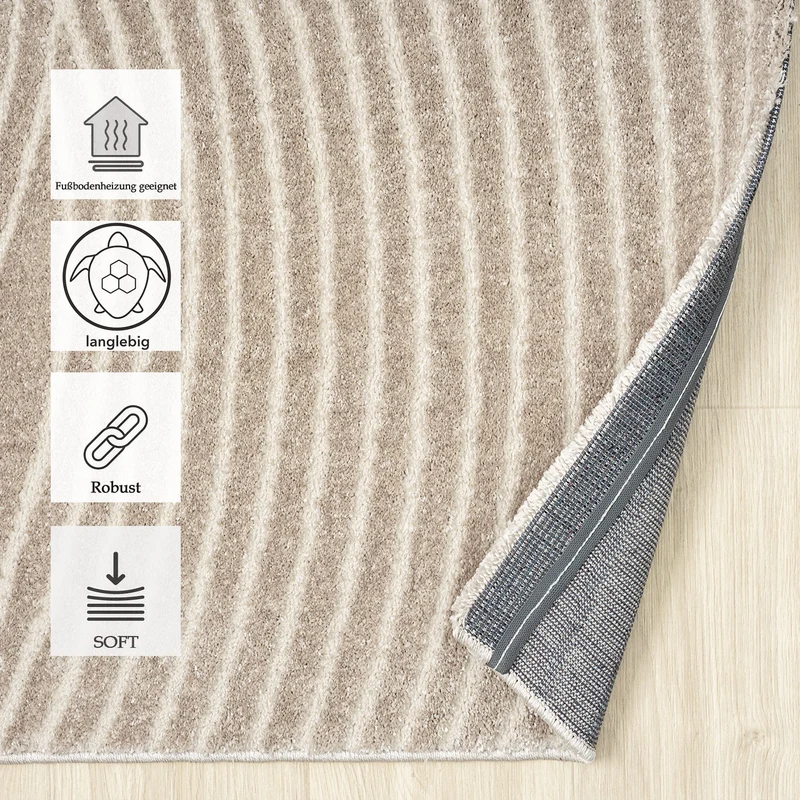Teppich Wohnzimmer Modern Boho Muster Super Weich Qualitativ Skandinavisch