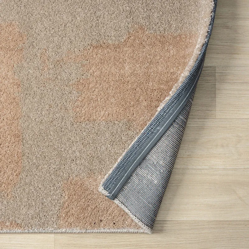 Teppich Kurzflor Wohnzimmer Schlafzimmer Hochwertig Steinmuster Grau Anthrazit