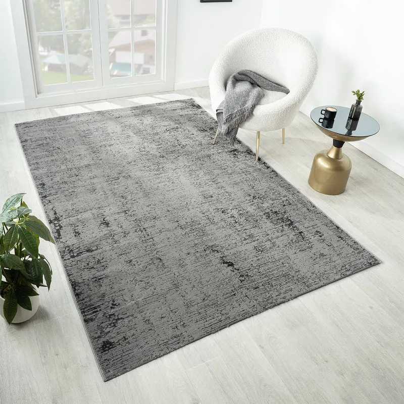 Teppich Wohnzimmer Schlafzimmer Kurzflor Palmen Muster Blumen Lurex