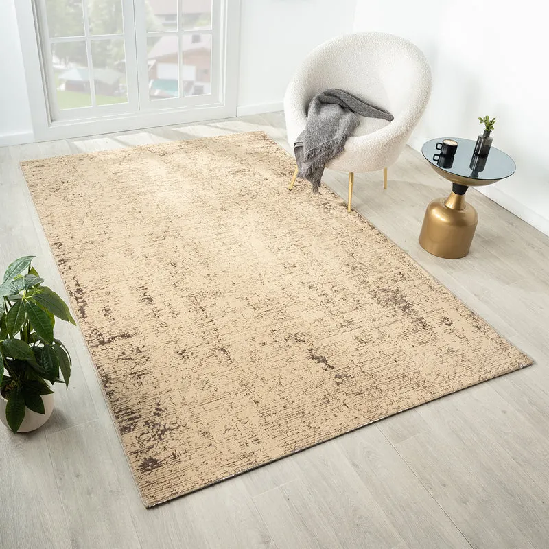 Teppich Wohnzimmer Schlafzimmer Kurzflor Palmen Muster Blumen Lurex
