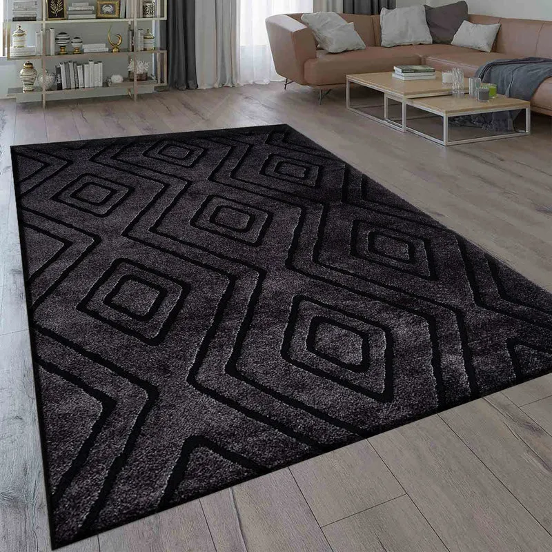 Teppich Modern Super Weich Wohnzimmer Teppich, 3D Effekt, Skandinavisch
