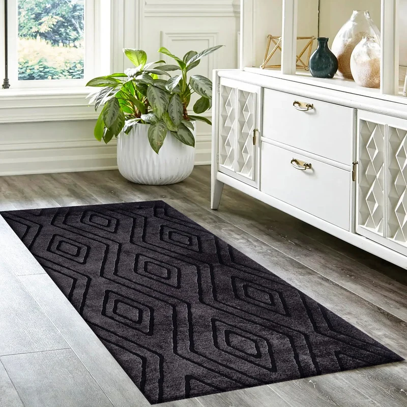 Teppich Modern Super Weich Wohnzimmer Teppich, 3D Effekt, Skandinavisch