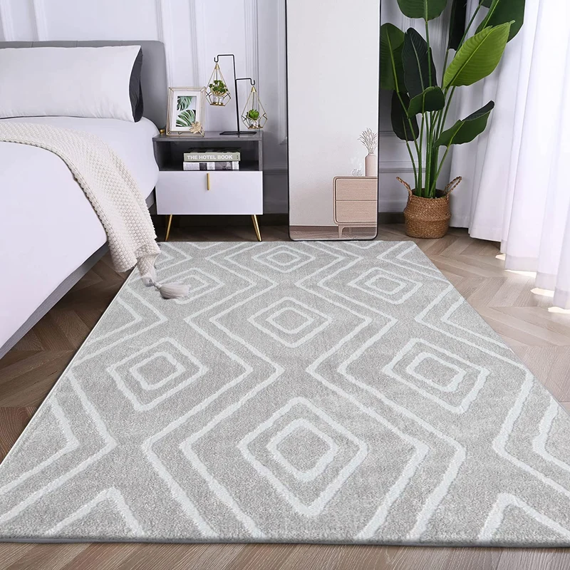 Teppich Modern Super Weich Wohnzimmer Teppich, 3D Effekt, Skandinavisch