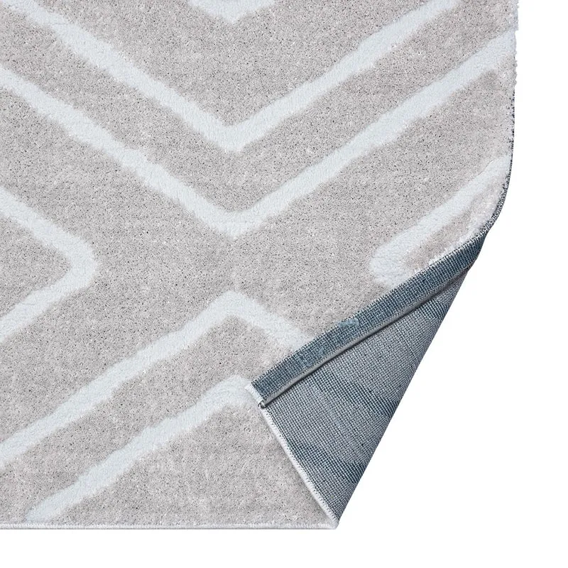 Teppich Modern Super Weich Wohnzimmer Teppich, 3D Effekt, Skandinavisch