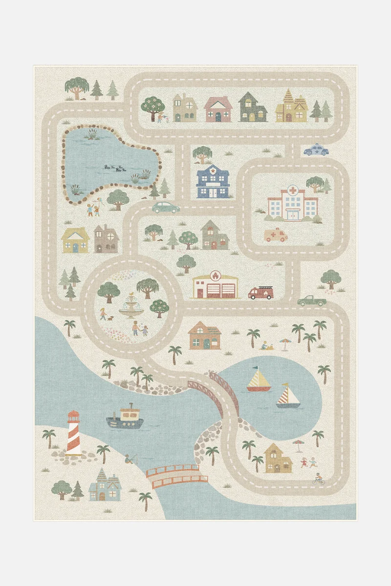 Spielteppich Küste Sand