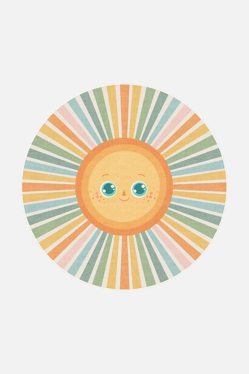 Sonne Bunt Teppich