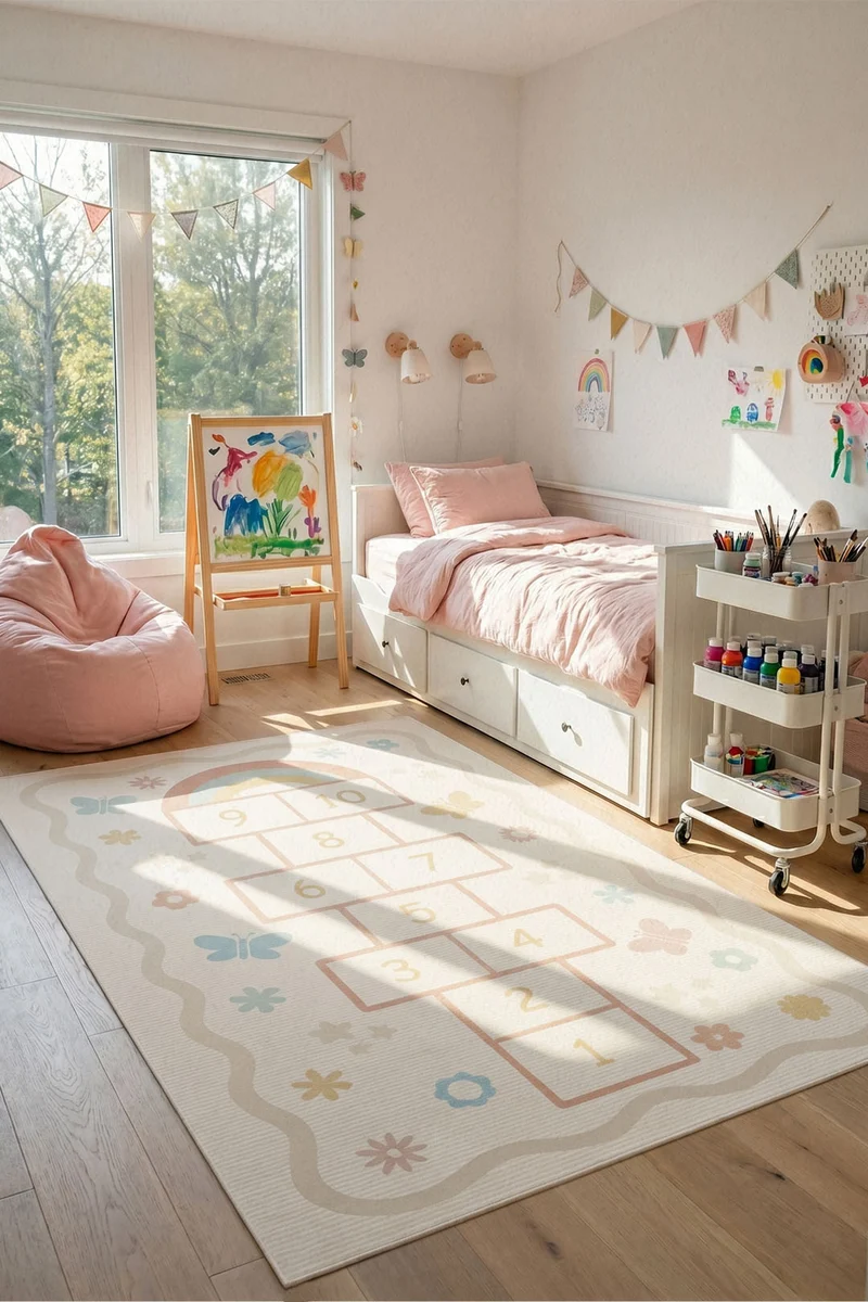 Spielteppich Hüpfen Creme