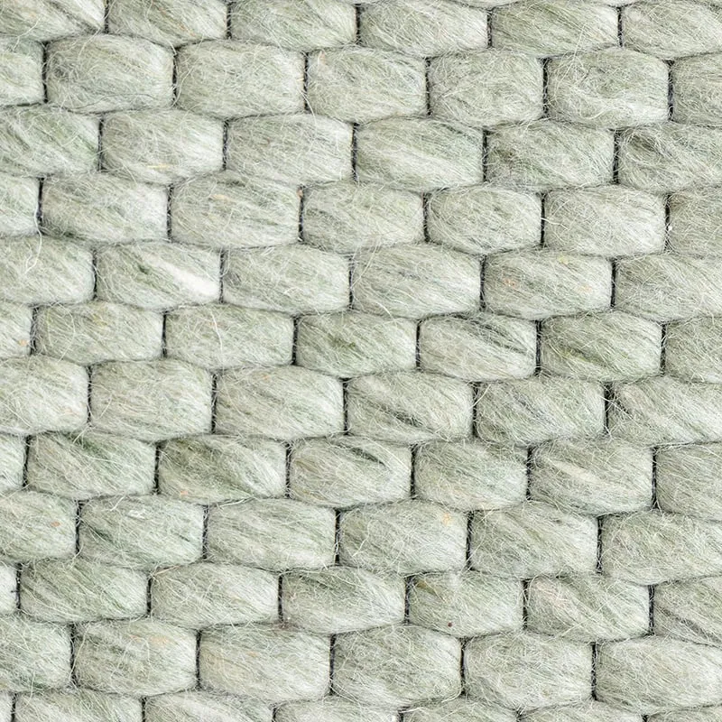 Wollteppich - Melange Mint
