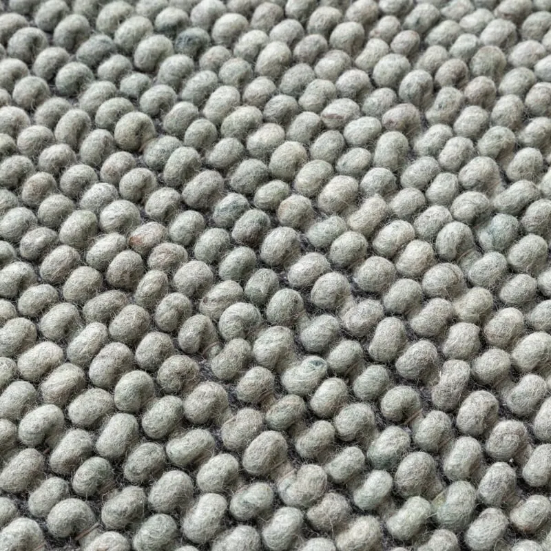 Wollteppich - Luminous Grün Grau