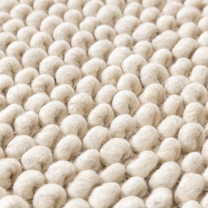 Wollteppich - Luminous Creme Weiß