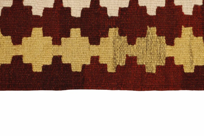 MY-RUG Teppich "Kelim" Rauten-& Diamantmuster, Handgewebt