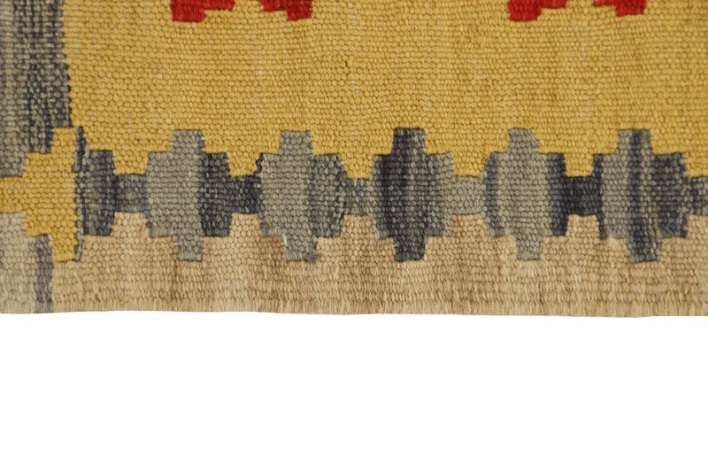 MY-RUG Teppich "Kelim" Rauten-& Diamantmuster, Handgewebt