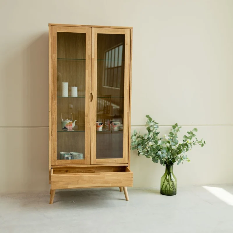 Vitrine aus Eichenholz MALMO | NordicStory