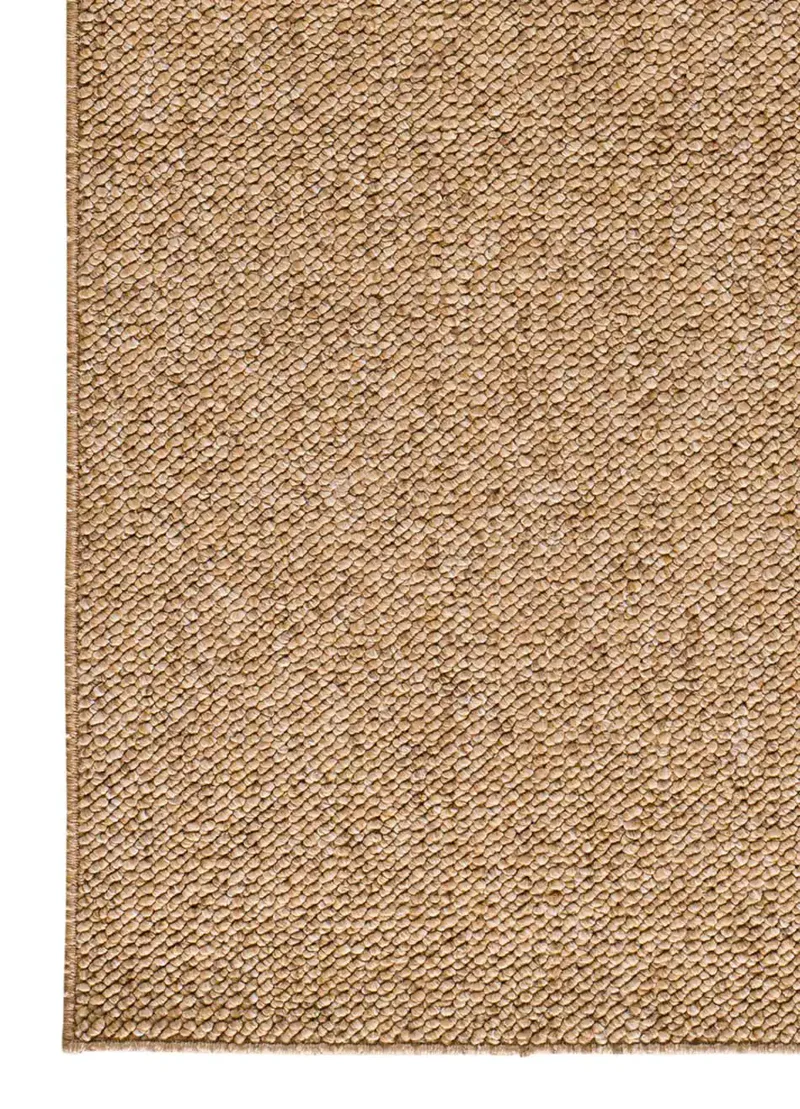 Alfombra a medida lavable tejido en bucle Petra Liso Natural