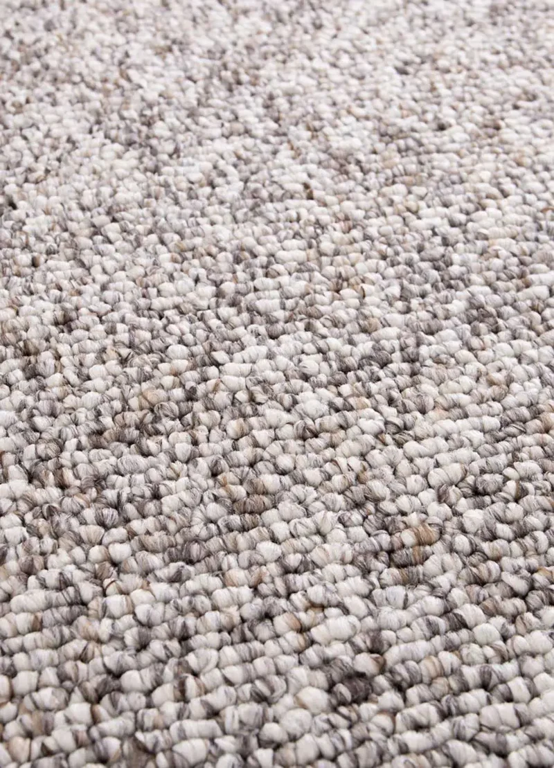 Alfombra lavable tejido en bucle Petra Liso Gris