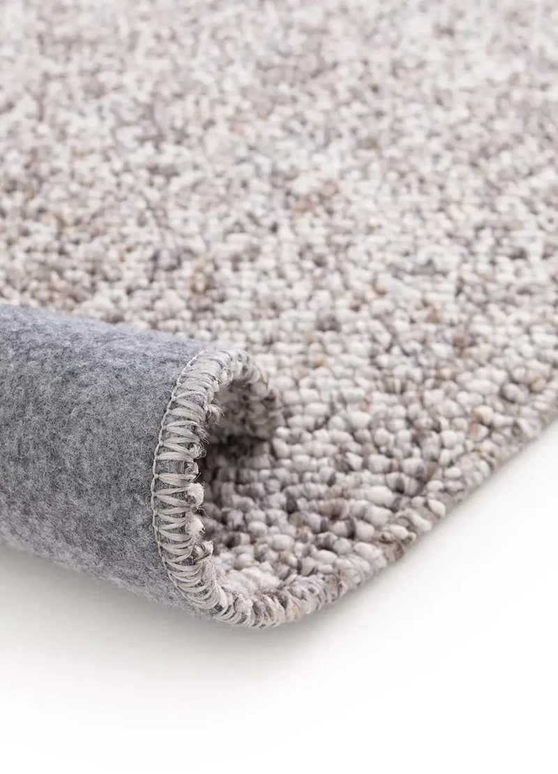 Alfombra lavable tejido en bucle Petra Liso Gris